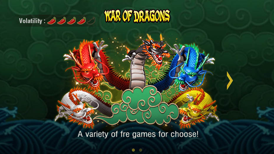 DeskGame Casino Platform - War of Dragons